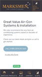 Mobile Screenshot of marksmenairconditioning.com.au